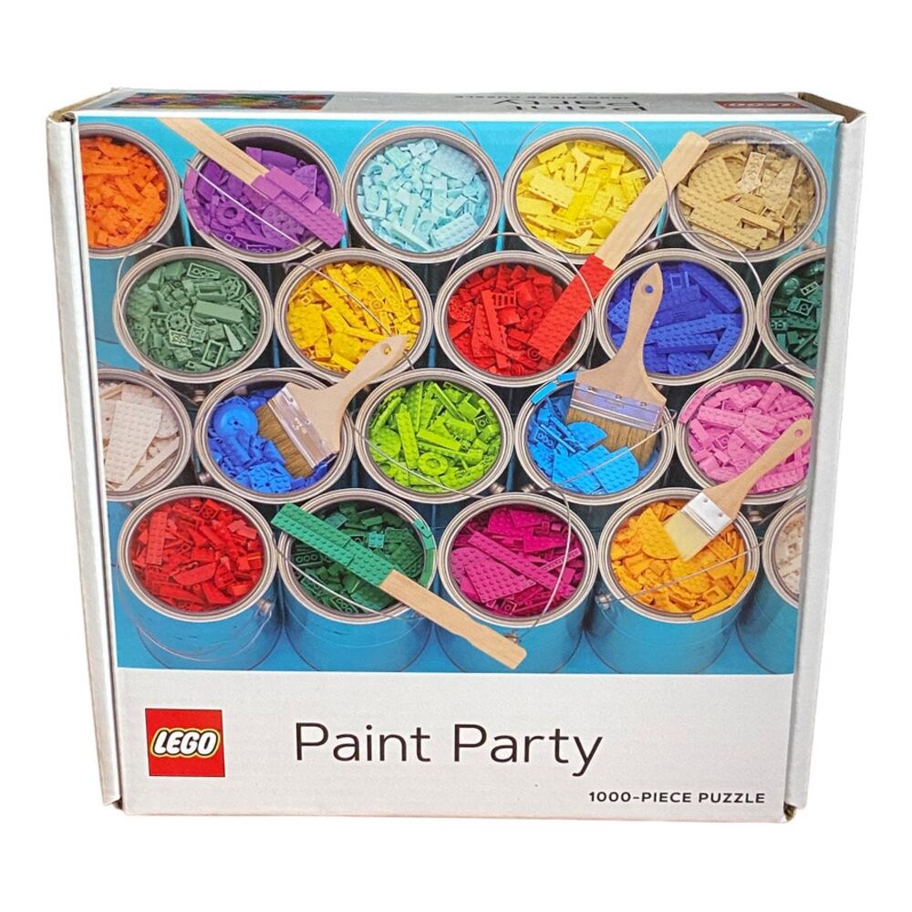 LEGO Paint Party 1000 Piece Puzzle by LEGO 25" Wide x 20" High Ages 9+ New Gift